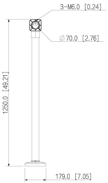Dahua álló konzol az ANPR kamerákhoz (IPMECB-1121-12) - dsbolt.hu